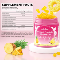 Close-up of pineapple flavored gummies