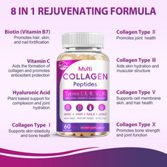 Close-up of collagen softgel capsules