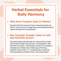 Close-up of pumpkin seed oil softgels