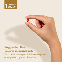 Softgels in clear capsule close-up