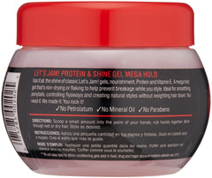 Wet hair styled with Lets Jam Mega Hold for lasting shape