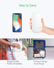 SOICARE diffuser in a cup holder for travel