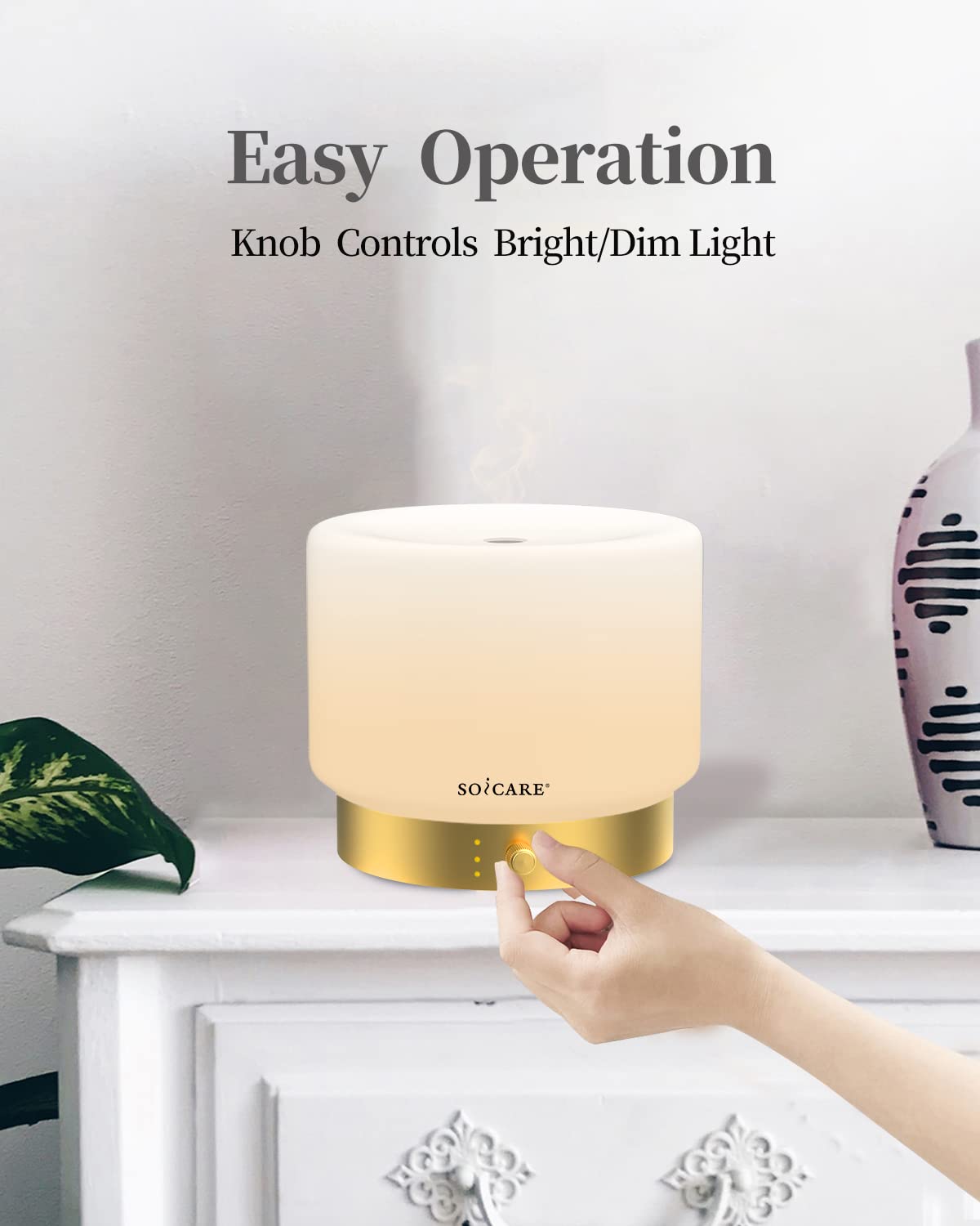 SOICARE diffuser 280ml water tank ready for extended fragrance sessions