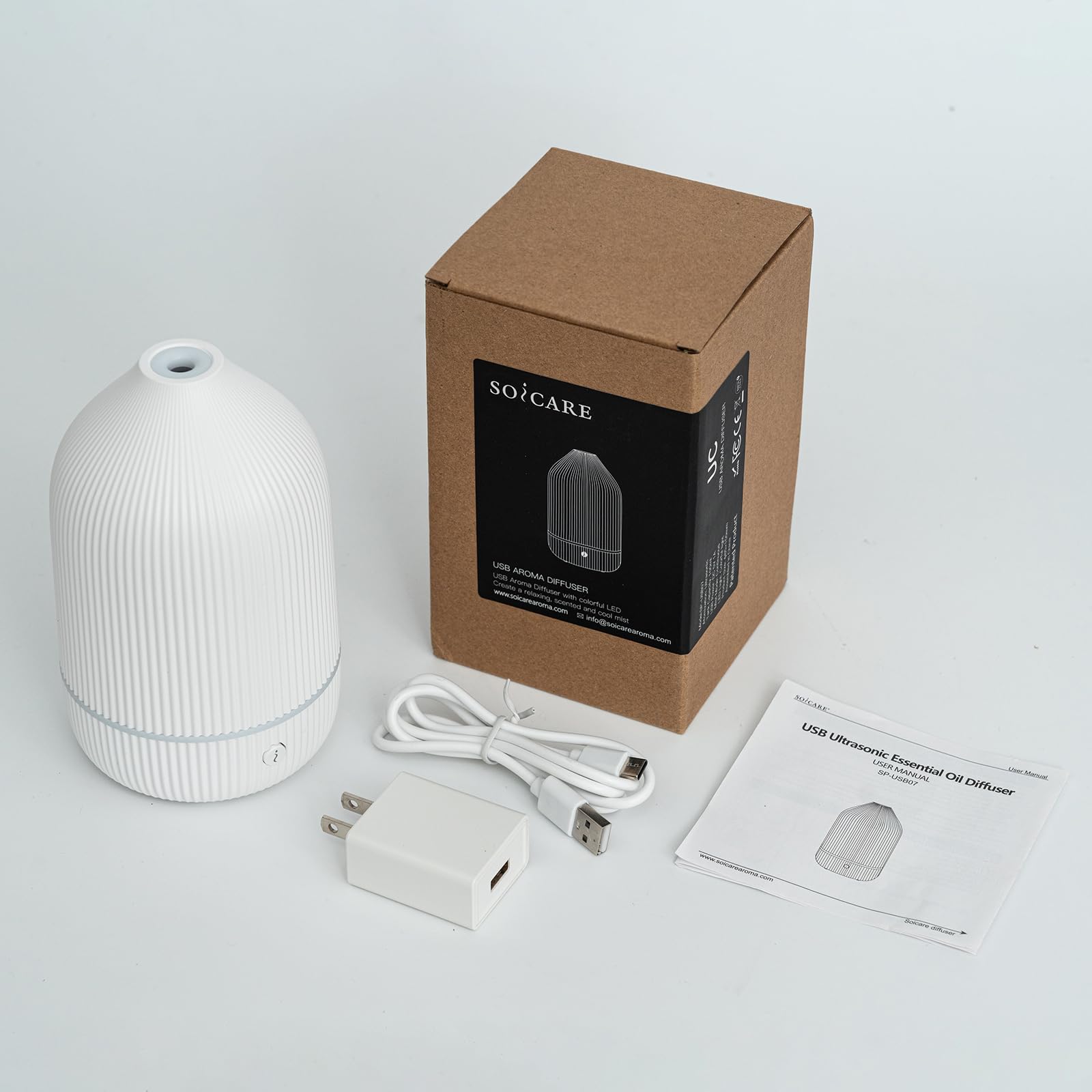 SOICARE gift-ready compact diffuser packaging