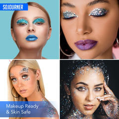 SoJourner Bags Fairy Tears face and body glitter for radiant, skin-safe sparkle
