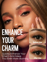 Sokfone gold eye speckles patches deliver radiant sparkle and eye-catching accents.