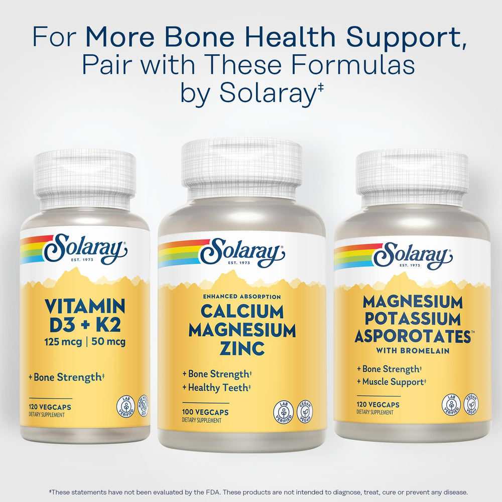 60-day money-back guarantee for Solaray Cal Mag Zinc
