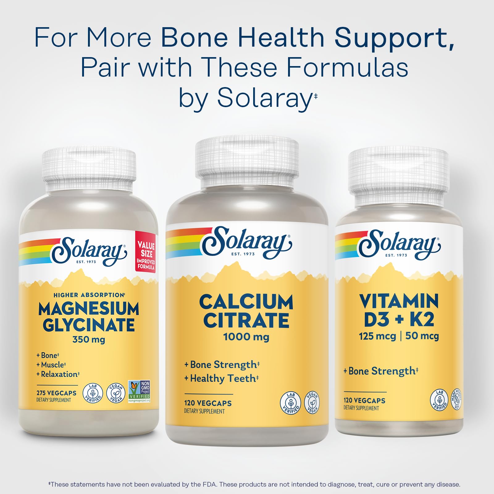 60-day money-back guarantee badge for Solaray Calcium Citrate 1000mg