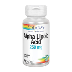 SOLARAY Alpha Lipoic Acid 250 mg bottle and label