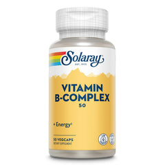 SOLARAY Vitamin B Complex 50 mg bottle - front view
