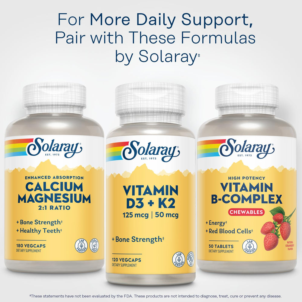 Lifestyle image showing energy with Solaray Vitamin B-Complex Chewables Strawberry
