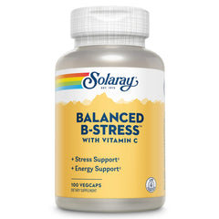 SOLARAY B-Stress Supplement bottle front view - 100 count
