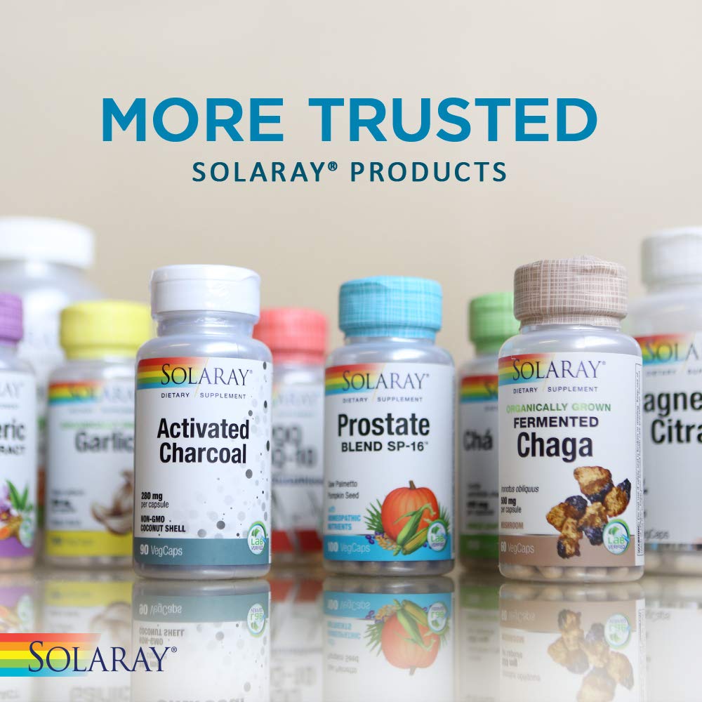 SOLARAY Biotin Timed Release packaging and bottle on display