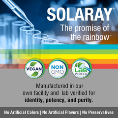 Non-GMO, vegan and lab-verified icons for Butterbur supplement