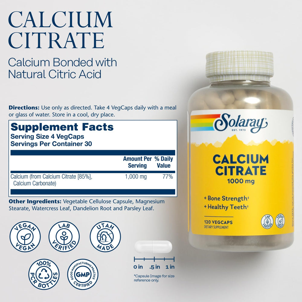 Calcium Citrate 1000mg capsules