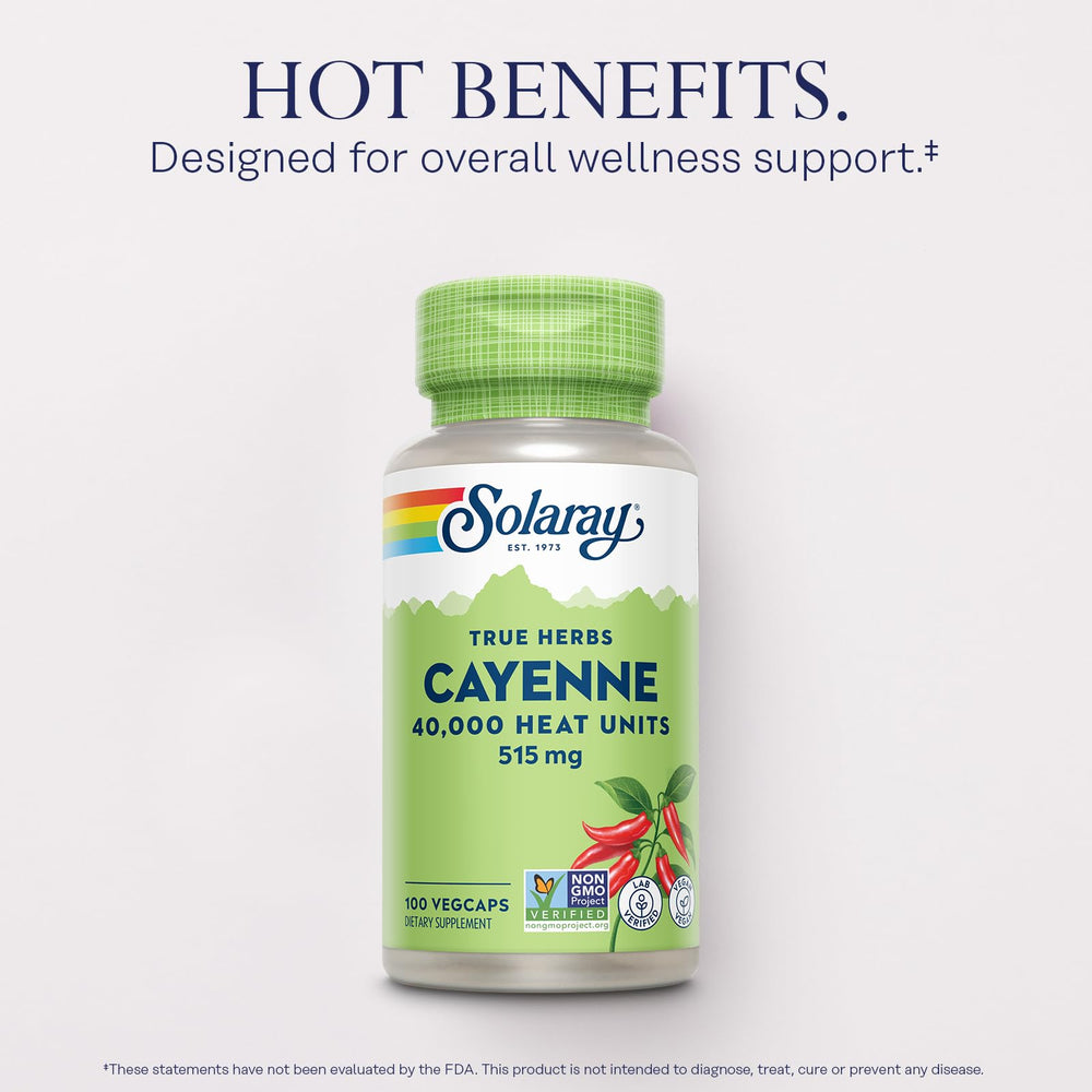 Bottle packaging highlighting vegan, non-GMO, and gluten-free attributes