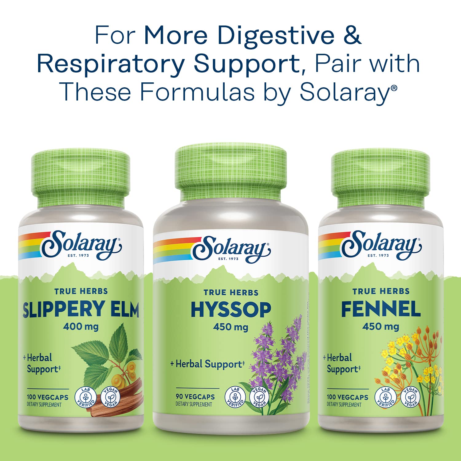 Bottle with capsules visible and branding