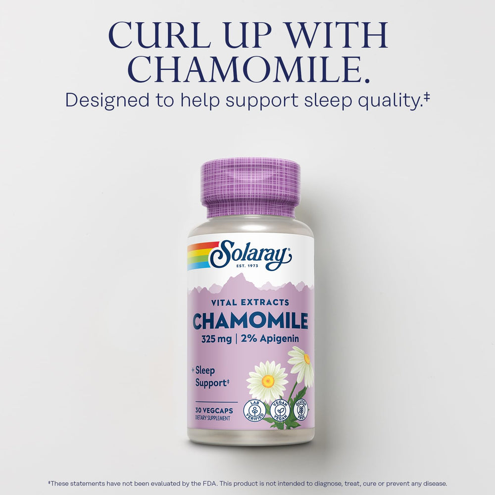 Ingredients and supplement facts for Chamomile Extract