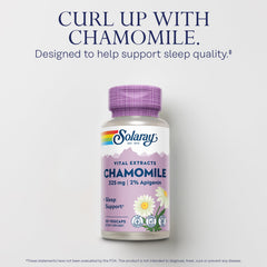 Ingredients and supplement facts for Chamomile Extract