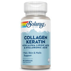 Solaray Collagen Keratin bottle and label