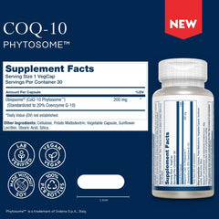 CoQ10 supporting heart health and antioxidant protection