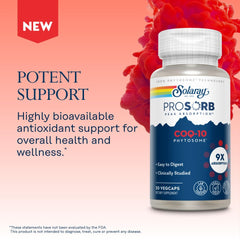 Soy-free vegan CoQ10 supplement capsules