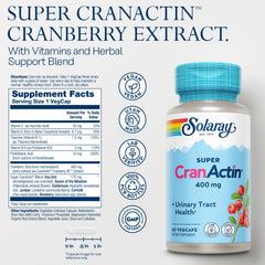 Ingredients: CranActin Cranberry Extract with added vitamins C, E, B1, B6, Pantothenic Acid