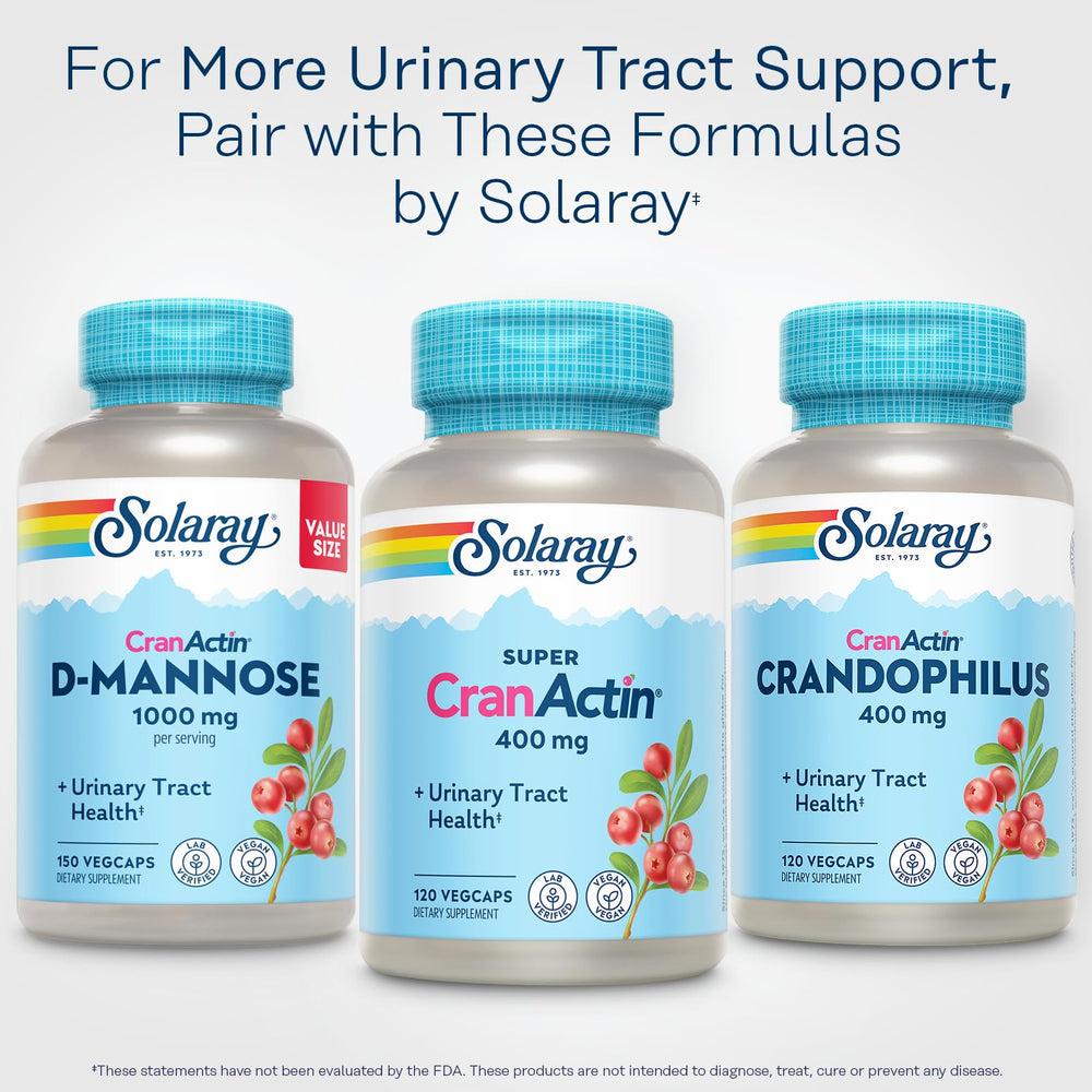 Vegan, GMP-certified Solaray product with in-house testing