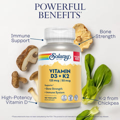 Concept image of bone health and immune support