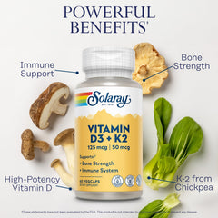 MK-7 50 mcg from chickpea source label
