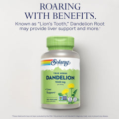 Dandelion root supplement made from the whole root for comprehensive nutrients