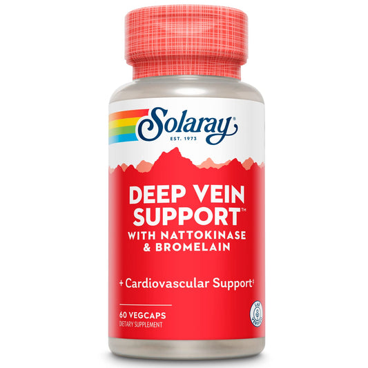 SOLARAY Deep Vein Support bottle with Veg Cap (Btl-Plastic) 60ct