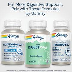 Lab verified SOLARAY Digestive Enzymes quality seal
