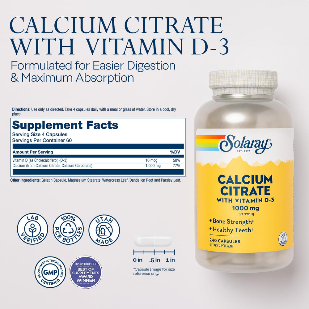 Chelated calcium citrate for easy digestion