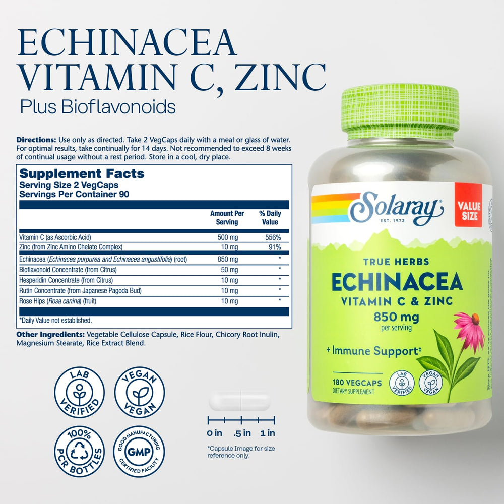 Echinacea root sources Angustifolia and Purpurea