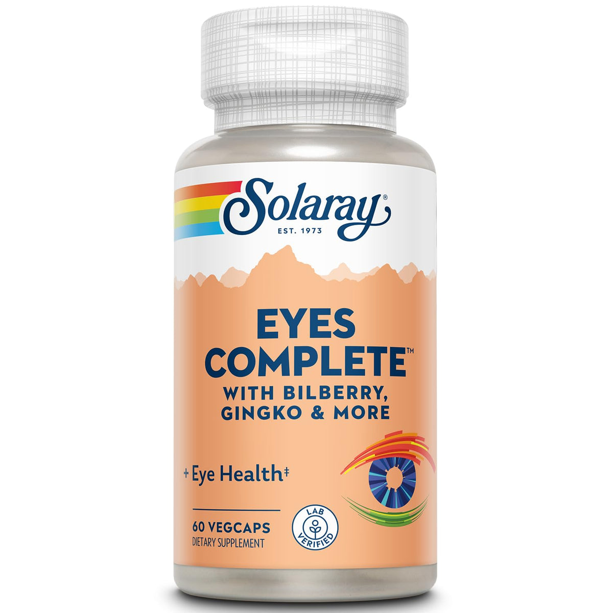 SOLARAY Eyes So Healthy Vegetarian Capsules 60 Count bottle