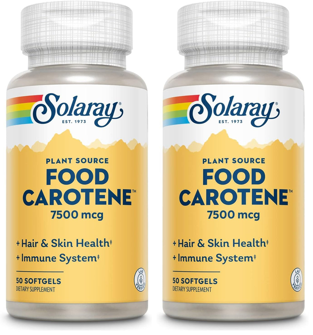 SOLARAY Food Carotene 25000IU Beta Carotene pack 2 image - view 1
