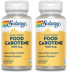 SOLARAY Food Carotene 25000IU Beta Carotene pack 2 image - view 1