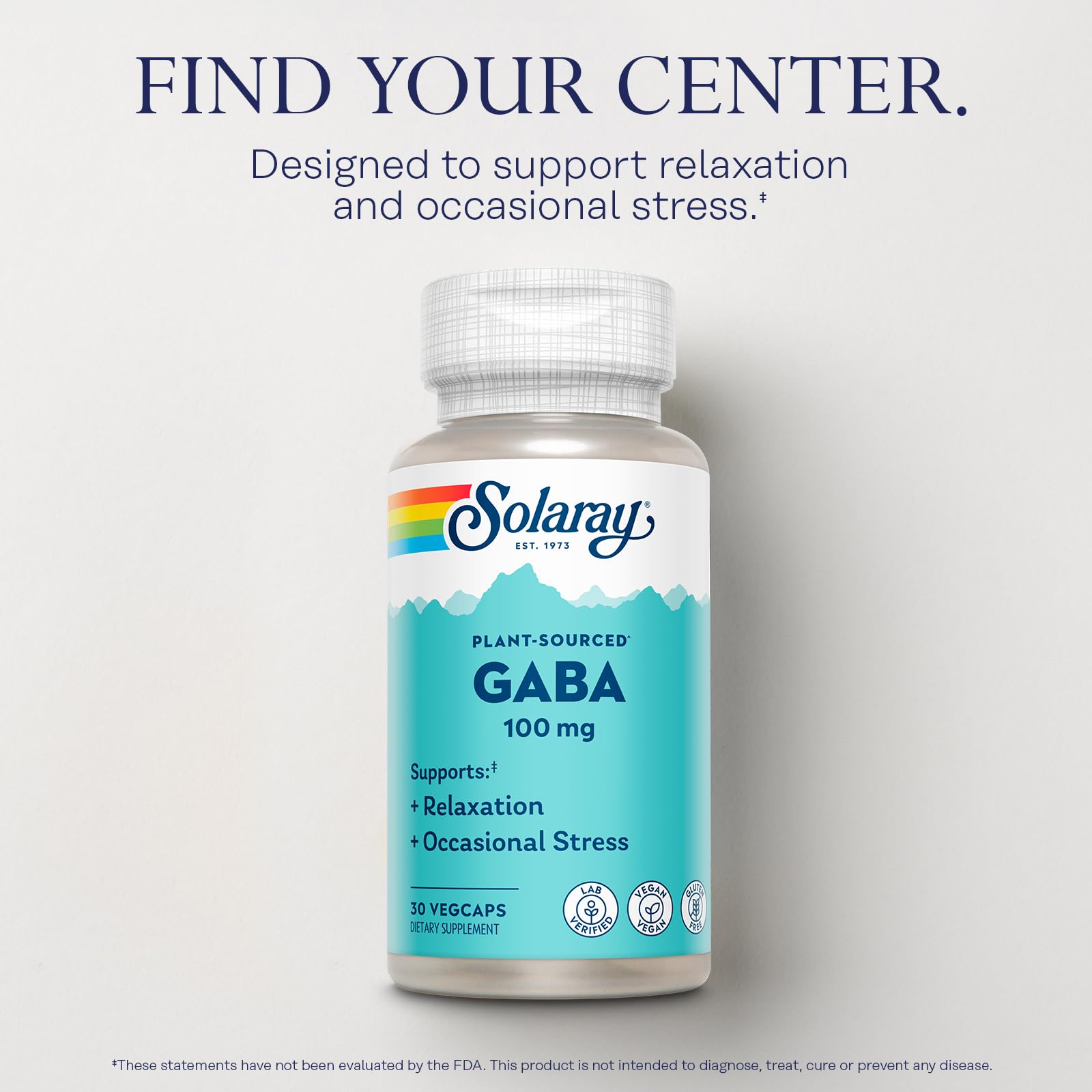 GABA 100 mg from fermented barley source illustration