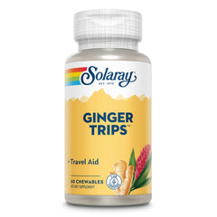 SOLARAY Ginger Trips Travel Aid bottle