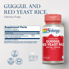 Guggul gum extract capsules with herbal elements