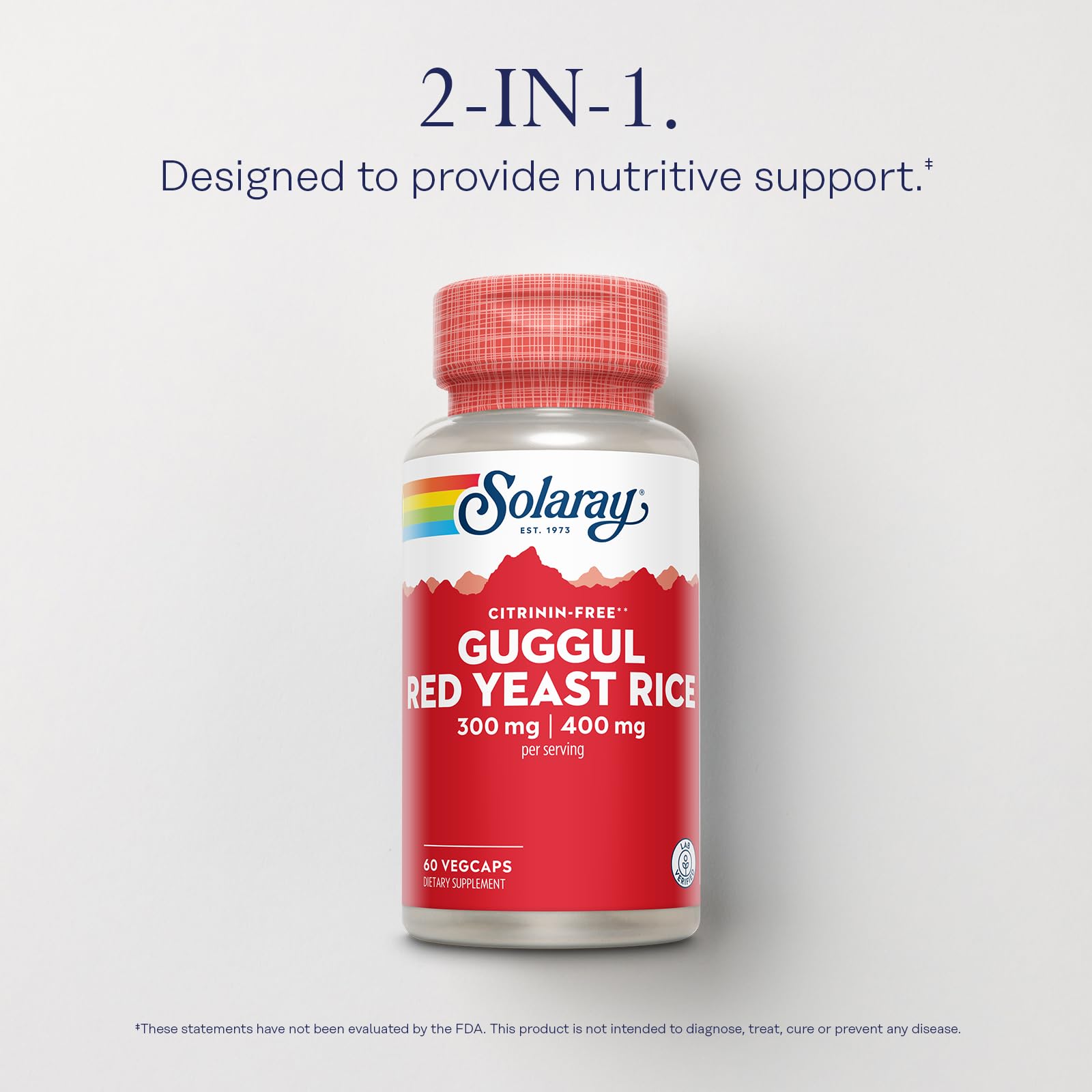 Premium Solaray supplement packaging on a white background