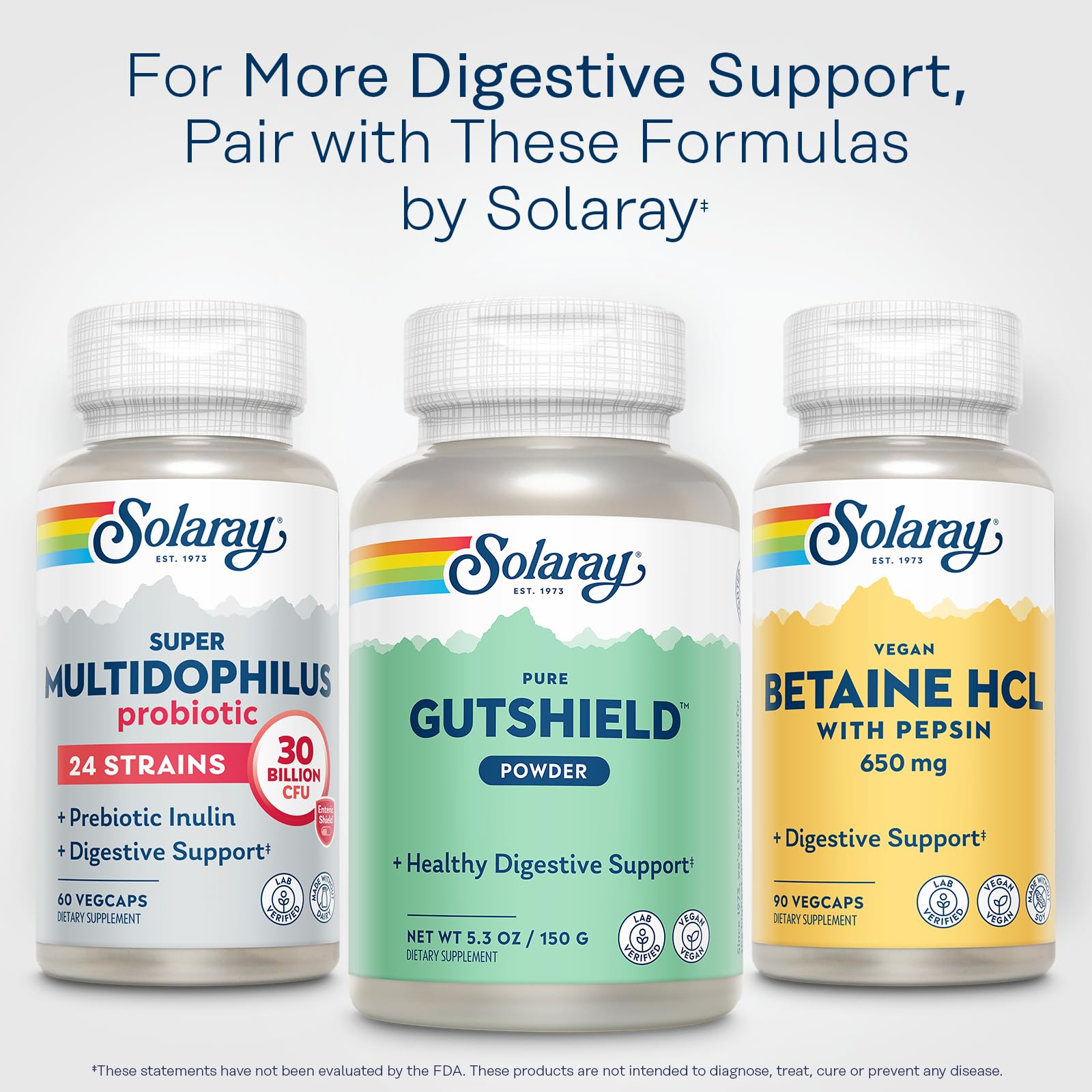 Certification seal: Non-GMO, vegan and lab verified purity and potency