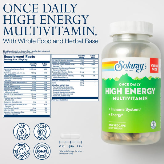 Multivitamin immune support with vitamins C, D, E, A