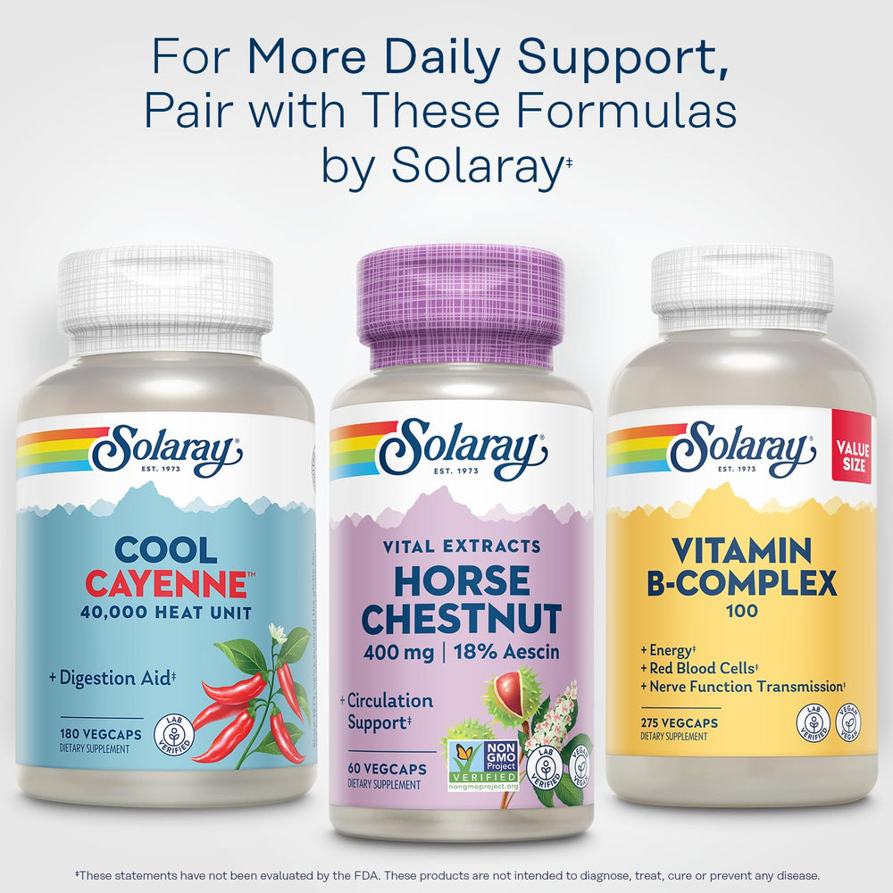 60-serving bottle with vegan VegCaps and 60-day guarantee badge