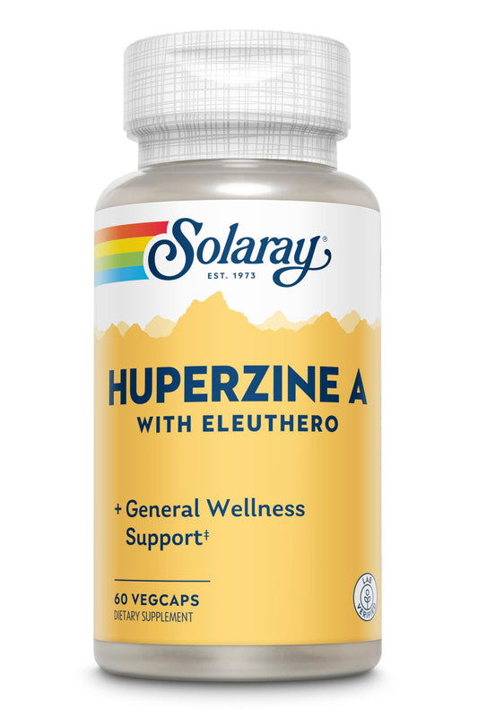 Solaray Huperzine A Capsules 50 mcg bottle — 60 count