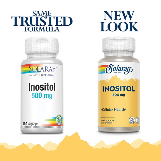 Close-up of Inositol 500 mg VegCaps