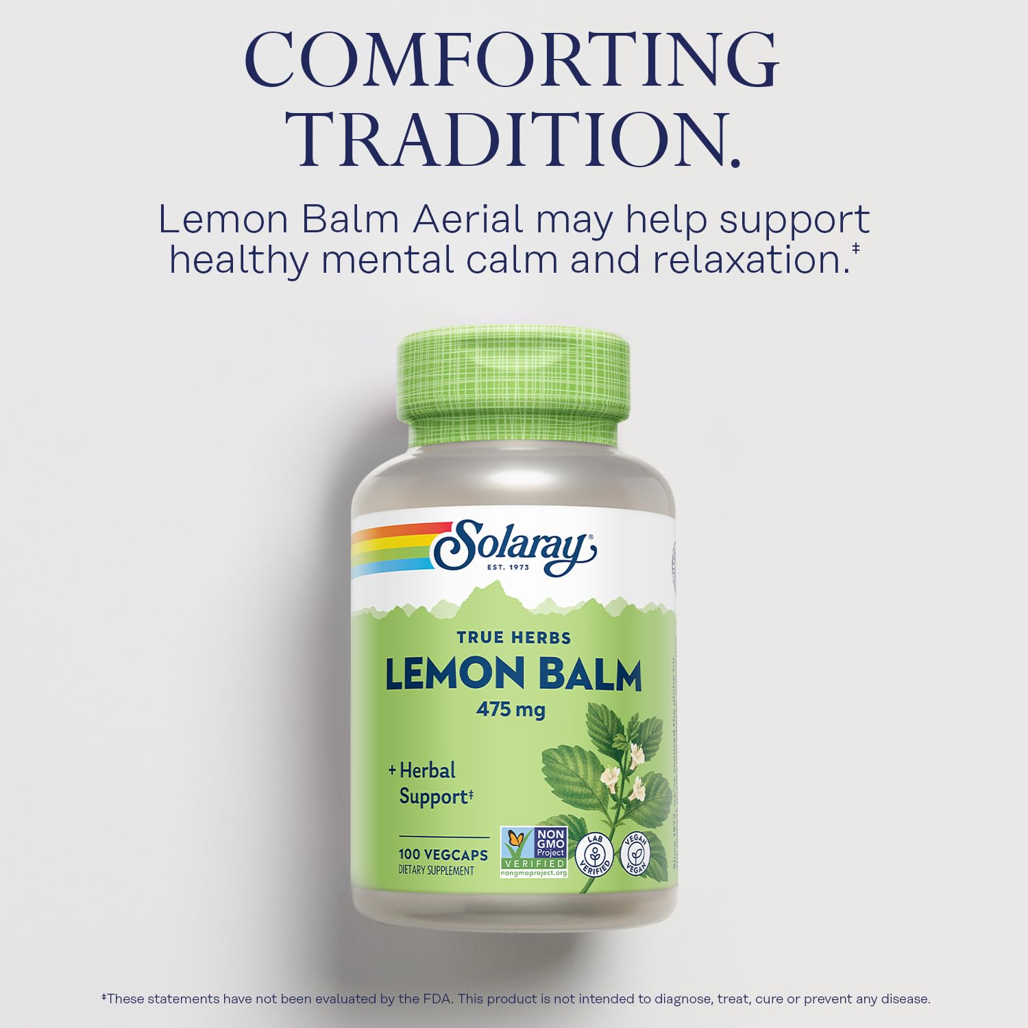 Eco-friendly packaging with PCR bottle for Lemon Balm Aerial