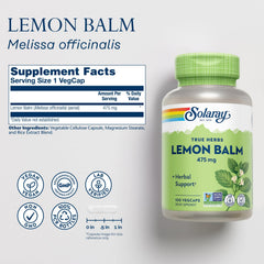 Whole aerial Lemon Balm plant image used for the product