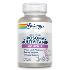SOLARAY Liposomal Multivitamin for Women bottle and label